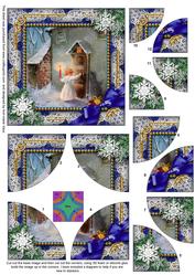 Choirboy Knocking Snow All 4 Rounded Corner Card Front