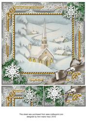 New Church Snow 8inch Picture Sheet