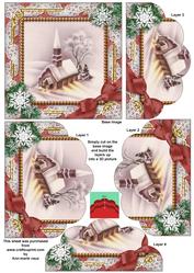Church Lights on Snow One Edge Scallop Bottom Stacker