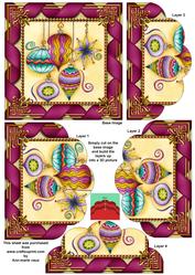 Christmas Decorations One Edge Scallop Bottom Stacker