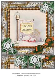 Pub Sign Snow 8inch Picture Sheet