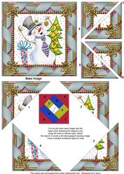 Snowman Presents 5inch Triangle Edge Spiral Stacker