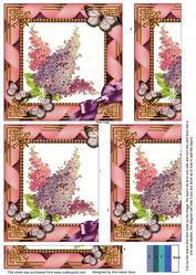 Lilac Butterfly One Edge Side Stacker