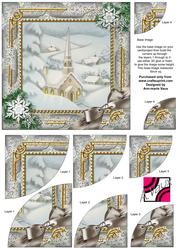 New Church Snow 6 Inch Duo Corner Stack Card Front