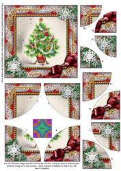 The Tree Snow All 4 Rounded Corner Card Front