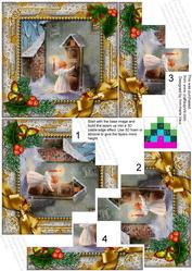 Choirboy Knocking Holly 5inch Square Bottom Castle Stacker