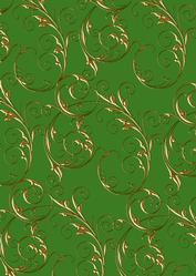 Red Roses Gold Metallic Swirls A4 Backing Paper