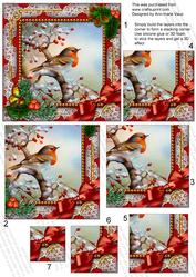 Robin 1 Holly 5in Square One Corner Stacker