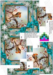 Robin 1 Snow 5inch Square Bottom Castle Stacker