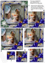 Choirboy Knocking Snow 5in Square One Corner Stacker