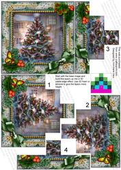 How Tree Looks Holly 5inch Square Bottom Castle Stacker