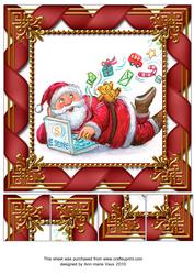 E-shop Santa 8inch Picture Sheet