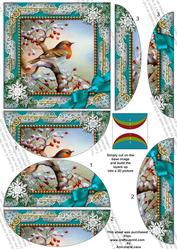 Robin 1 Snow 5inch Top and Bottom Rounded Stacker