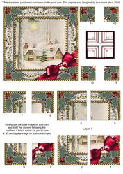 Winter Pub Lace All 4 Corner Stacker Card Front