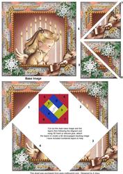 Christmas Prayer 5inch Triangle Edge Spiral Stacker