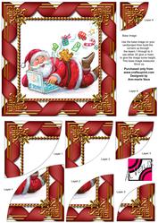 E-shop Santa 6 Inch Duo Corner Stack Card Front