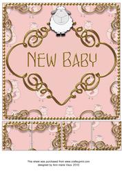 New Baby Pink 8inch Picture Sheet