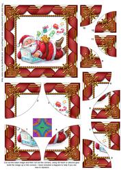 E-shop Santa All 4 Rounded Corner Card Front
