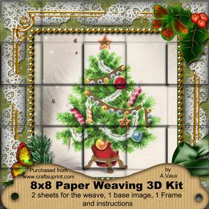 The Tree Holly 3D Paper Weaving Kit