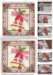 Christmas Bell 1 Lace 5inch 3D Paper Weaving Sheet