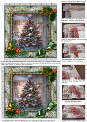 How Tree Looks Holly 5inch 3D Paper Weaving Sheet
