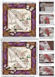 Wedding Shoe 5inch 3D Paper Weaving Sheet