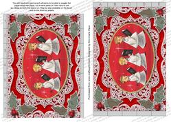 Choirboy Trio Lace 7x5inch 3D Paper Weaving Sheet