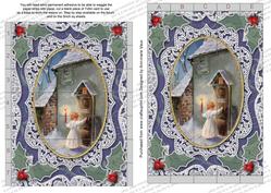 Choirboy Knocking Lace 7x5inch 3D Paper Weaving Sheet