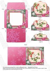 For You Snow Mini Card Envelope Scallop Bottom Stacker Aio