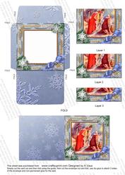 We 3 Kings Snow Mini Card Envelope Bottom Stacker Aio