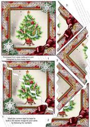 The Tree Snow 5in Scallop Triangle Corner Stacker