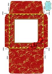 Christmas Red Robin 1 Matching Envelope