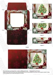 The Tree Snow 3in Mini Card Envelope Bottom Stacker Aio