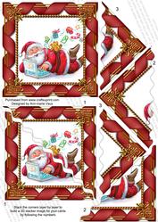 E-shop Santa 5in Scallop Triangle Corner Stacker