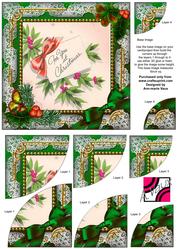 For You Holly 6 Inch Duo Corner Stack Card Front