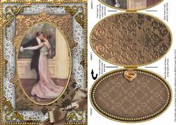 Dancing Couple A5 Locket Card Front