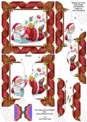 E-shop Santa 5in Side by Side Round Scallop Stacker