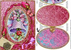 Wedding Bells Pink A5 Locket Card Front