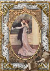 Dancing Couple A4 Picture Sheet