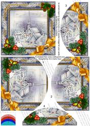 Blue Church Holly 5inch Round Bottom Stacker