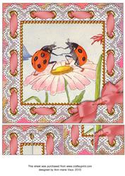 Lovebugs Lace 8inch Picture Sheet