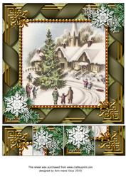 Village Scene 8inch Picture Sheet