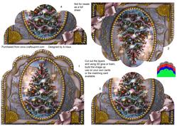 How My Tree Looks Ornate Scalloped Bottom Stacker