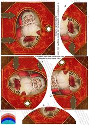 Father Christmas Book 5in Bottom Stacker
