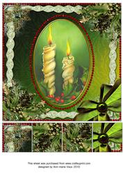 Candle Duo Ice 8inch Picture Sheet