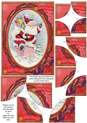 Chimney Santa 7x5inch All 4 Corner Stacker