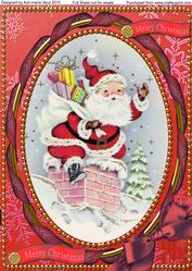 Chimney Santa A4 Picture Sheet