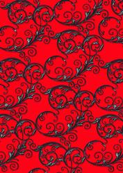 Red & Black Ironwork 1 Backing Paper