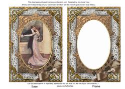 Strictly Dancing Couple 7x5in Picture and Shaker Frame