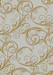 Gold Tone Ironwork Grey Mink Backing Paper